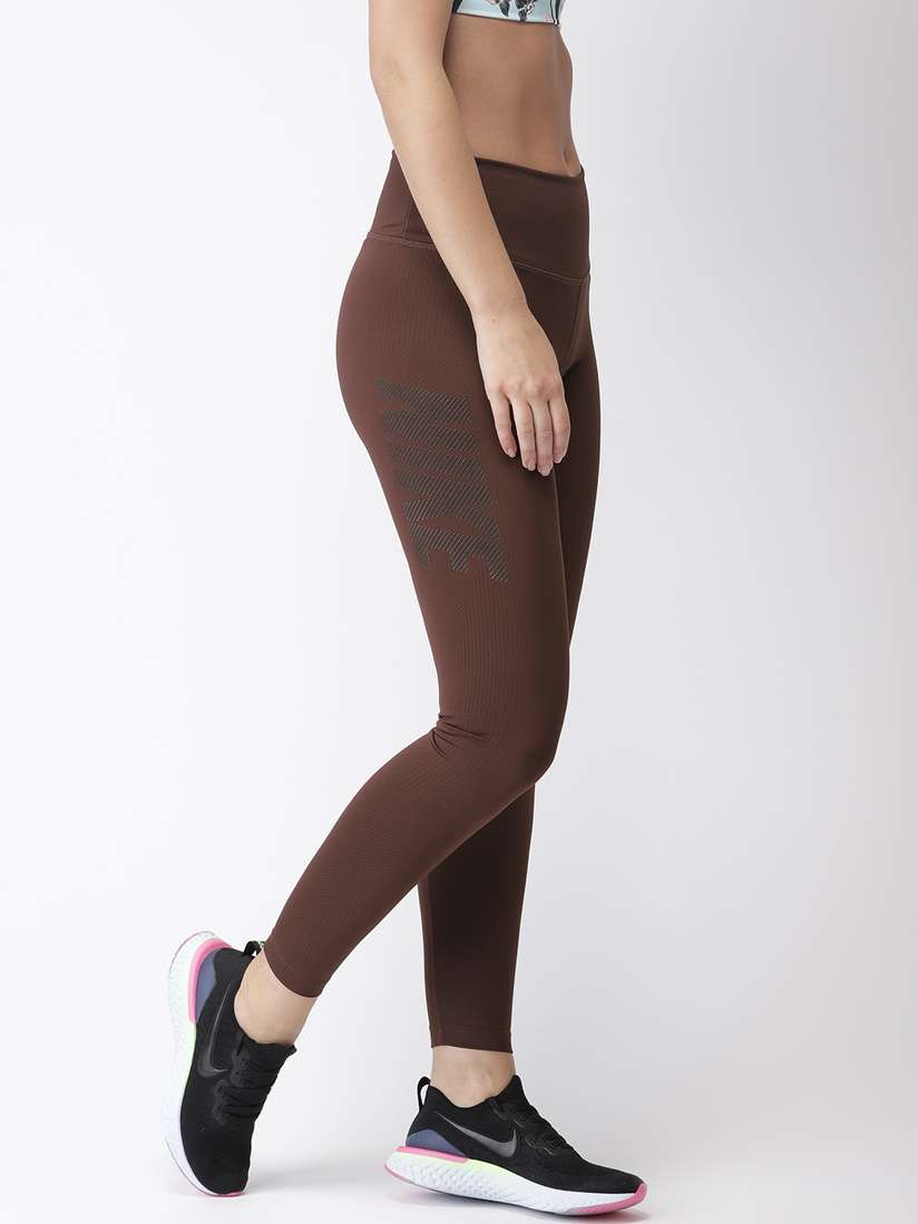 Nike Ladies Leopard Print Leggings Nike One Women's Dri-FIT