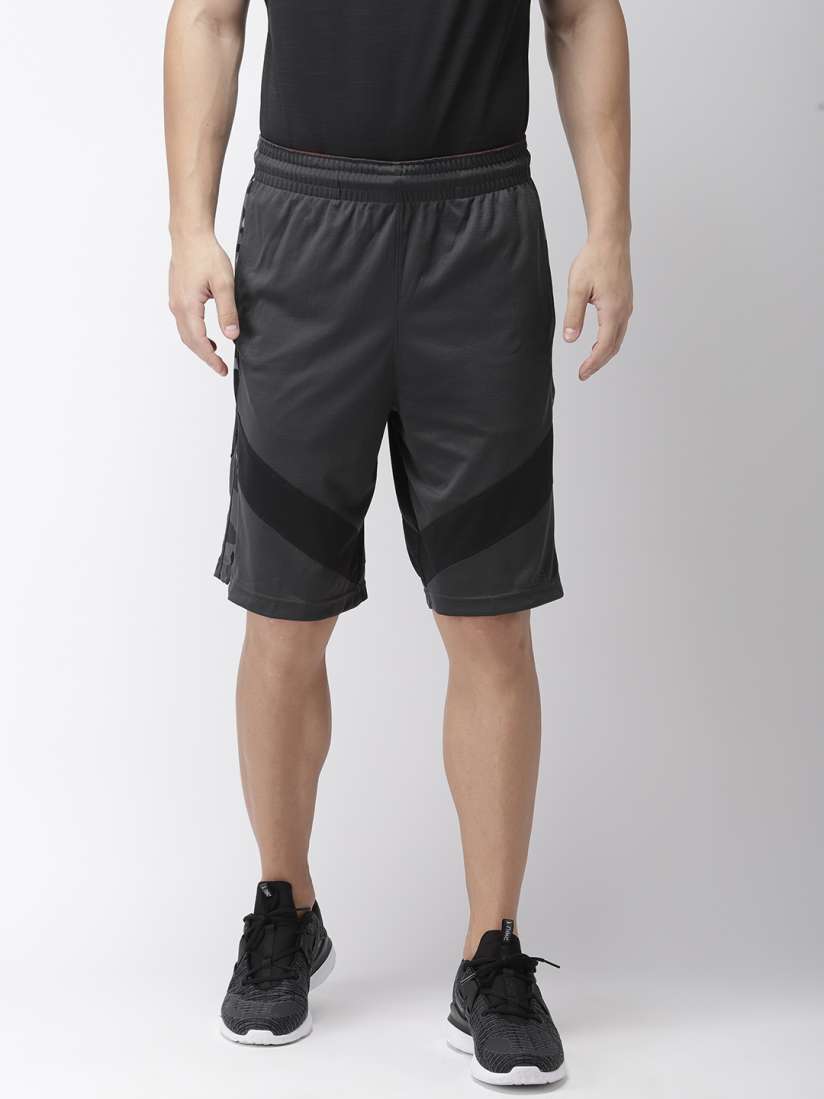 Buy Nike Men Charcoal Grey Black Loose Fit COURTLINES P DRI FIT Solid Basketball Shorts Shorts for Men 9084191 Myntra