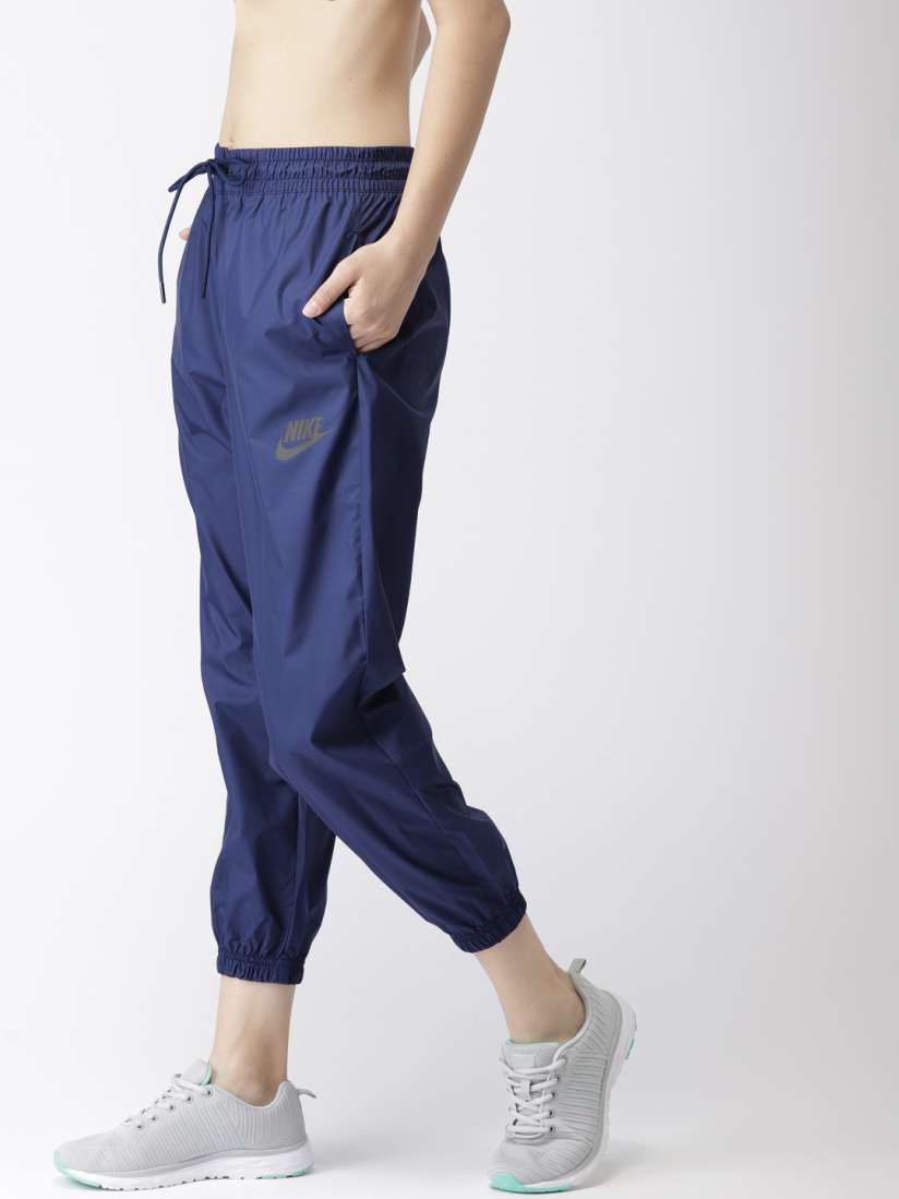 Buy Nike Women Blue Standard Fit Solid NSW Cropped Joggers Track Pants for Women 9084225 Myntra