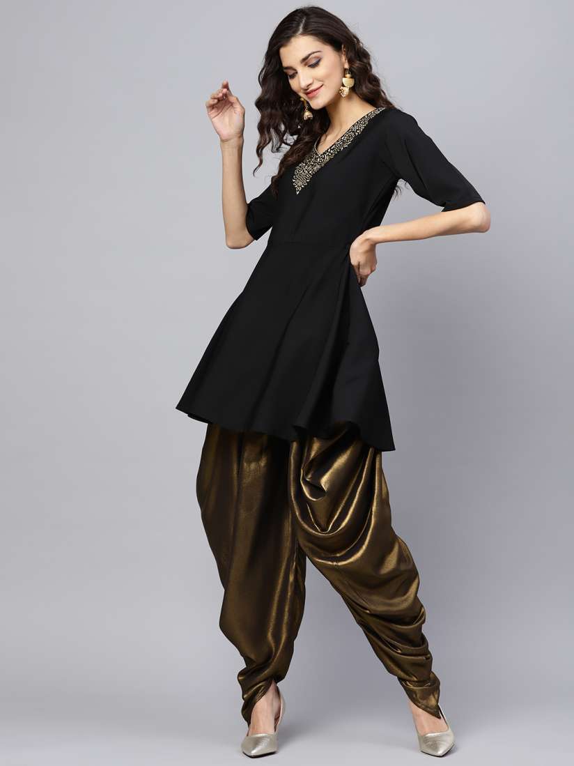 Dhoti design kurti deals