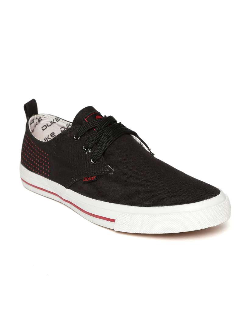 Duke sneakers black casual shoes sales