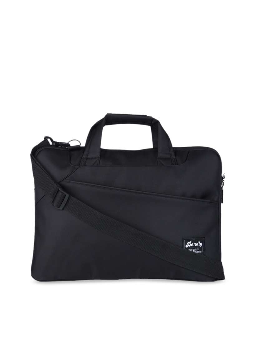 Buy Bendly Unisex Black Solid Laptop Bag Laptop Bag for Unisex 9107281 Myntra