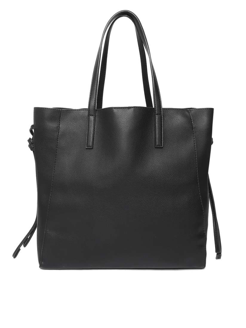 Mango black solid shoulder bag best sale