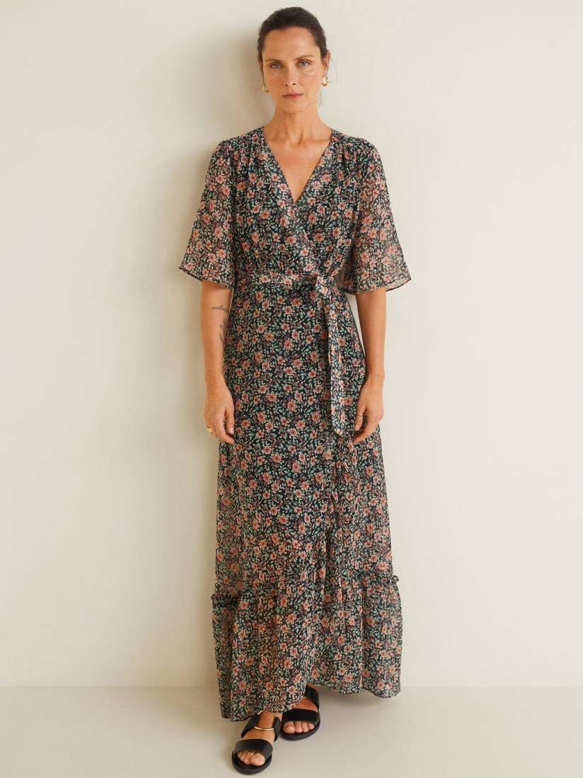 Mango green dress 2019 deals