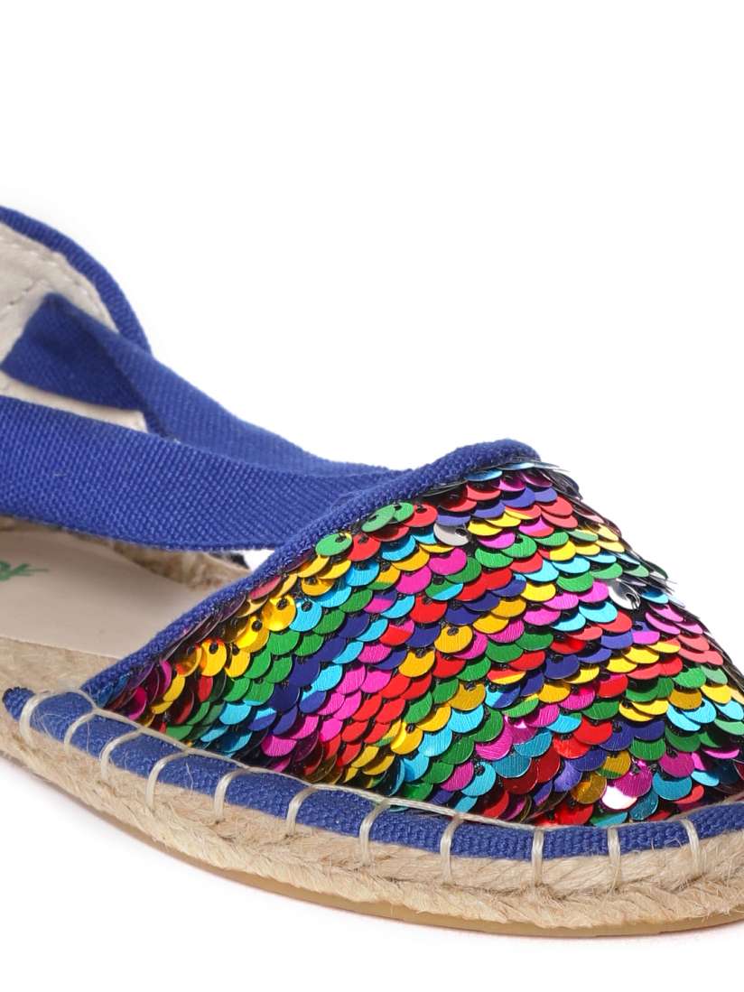 Buy United Colors of Benetton Girls Multicoloured Mermaid Sequinned Espadrilles Casual Shoes for Girls 9120455 Myntra