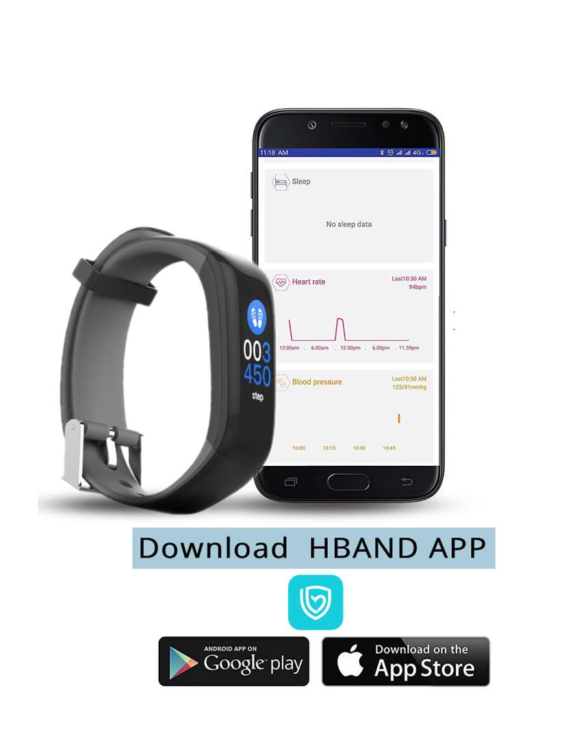 Buy HAMMER Unisex Black Fit Pro Smart Fitness Band Fitness Bands for Unisex 9125161 Myntra