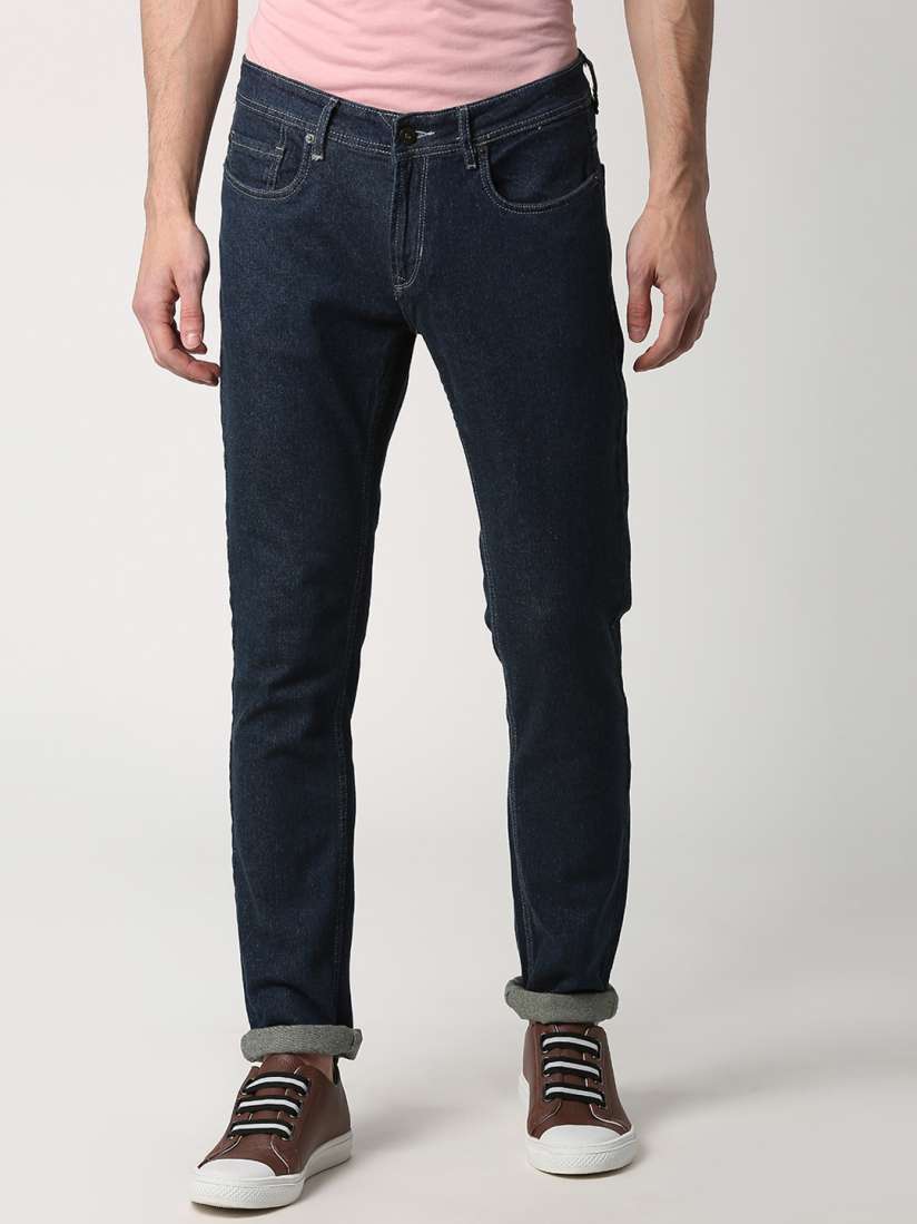 Buy Peter England Casuals Men Blue Skinny Fit Mid Rise Clean Look Stretchable Jeans Jeans for Men 9128215 Myntra