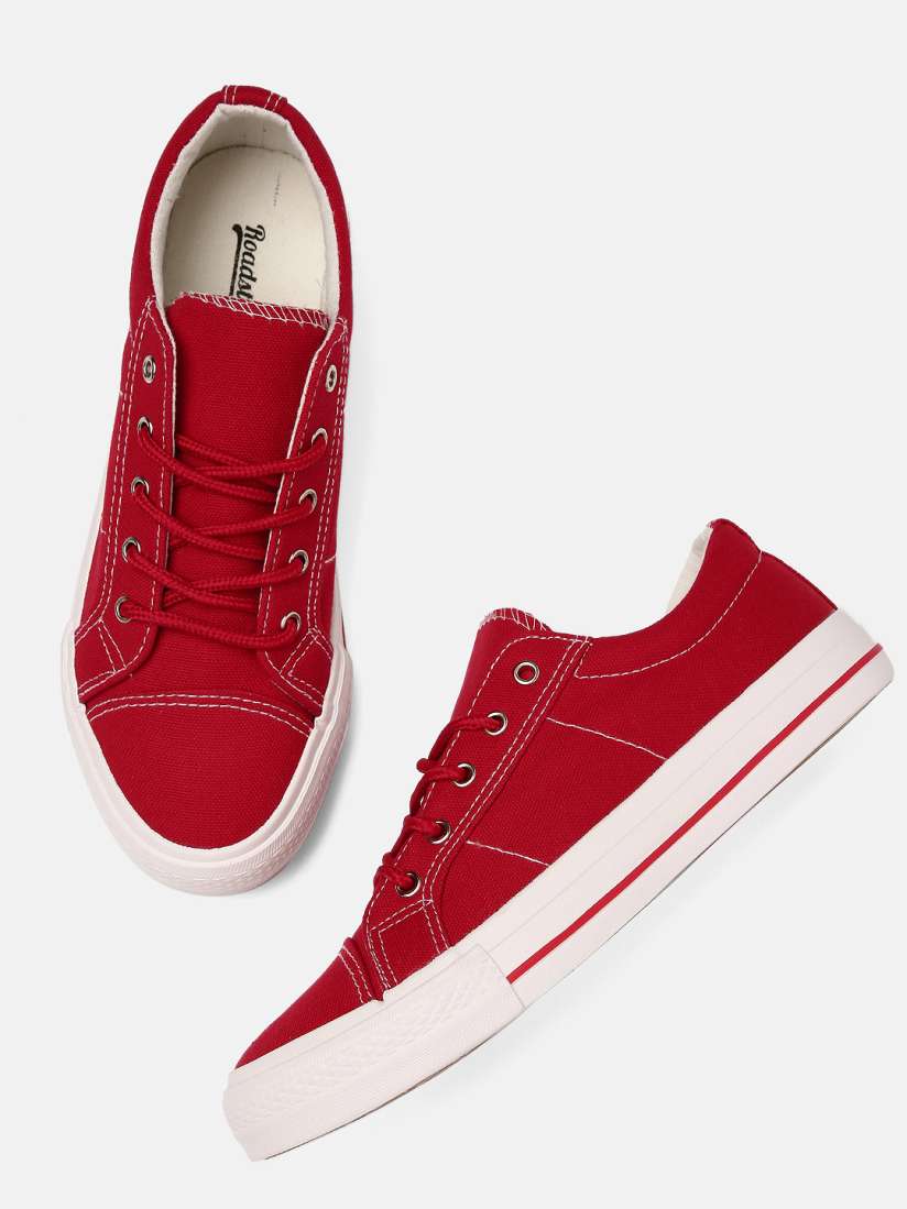 Roadster red sneakers store