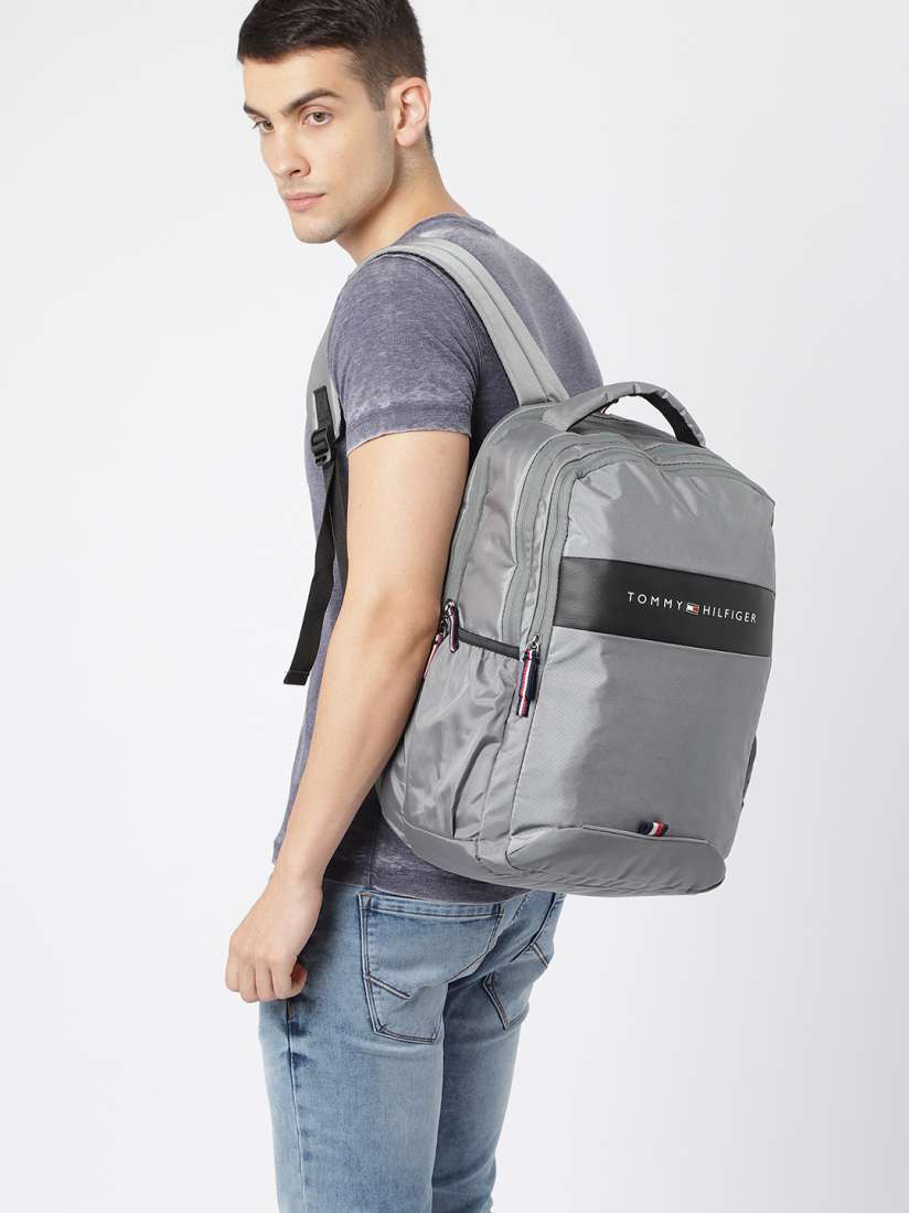 Tommy hilfiger grey backpack online