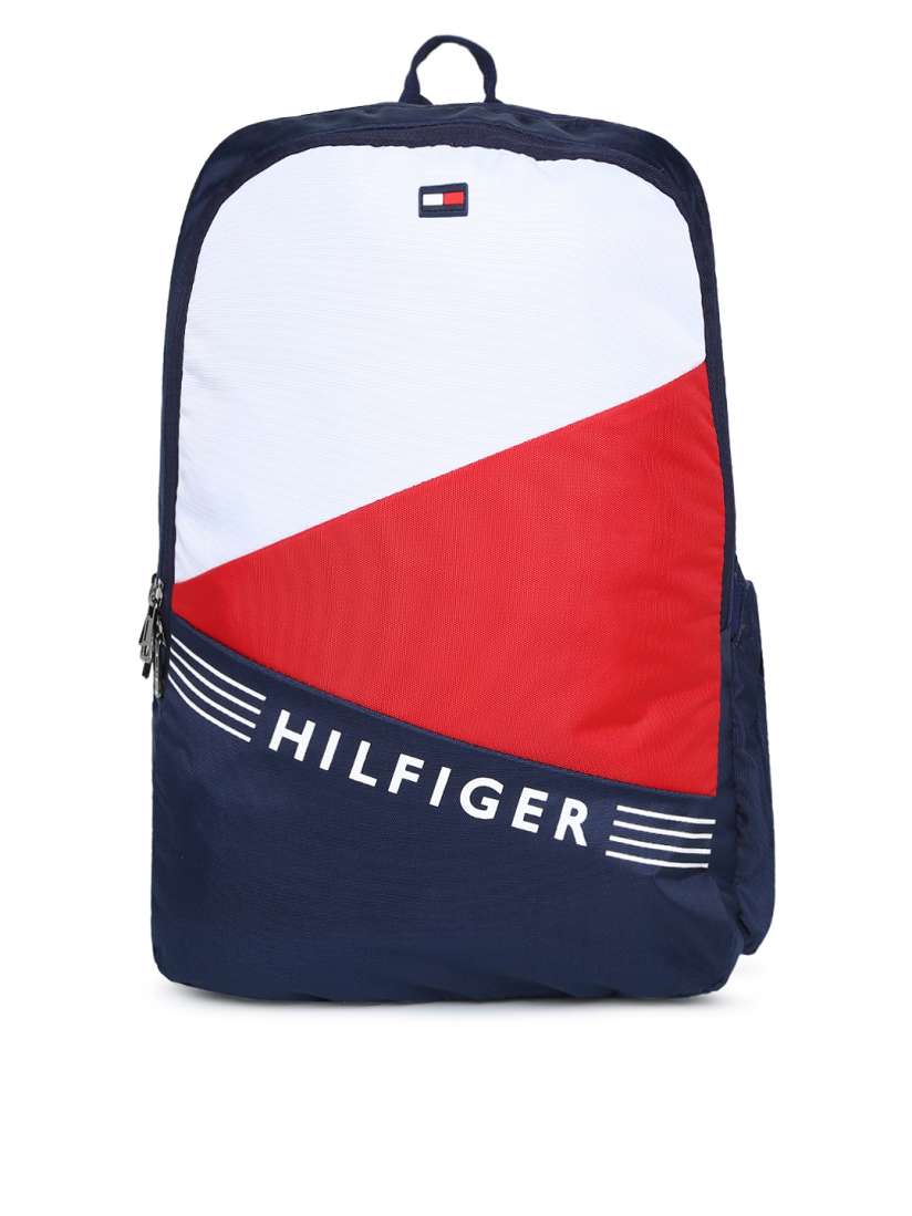 Buy Tommy Hilfiger Unisex Navy Blue White Colourblocked Backpack Backpacks for Unisex 9137545 Myntra