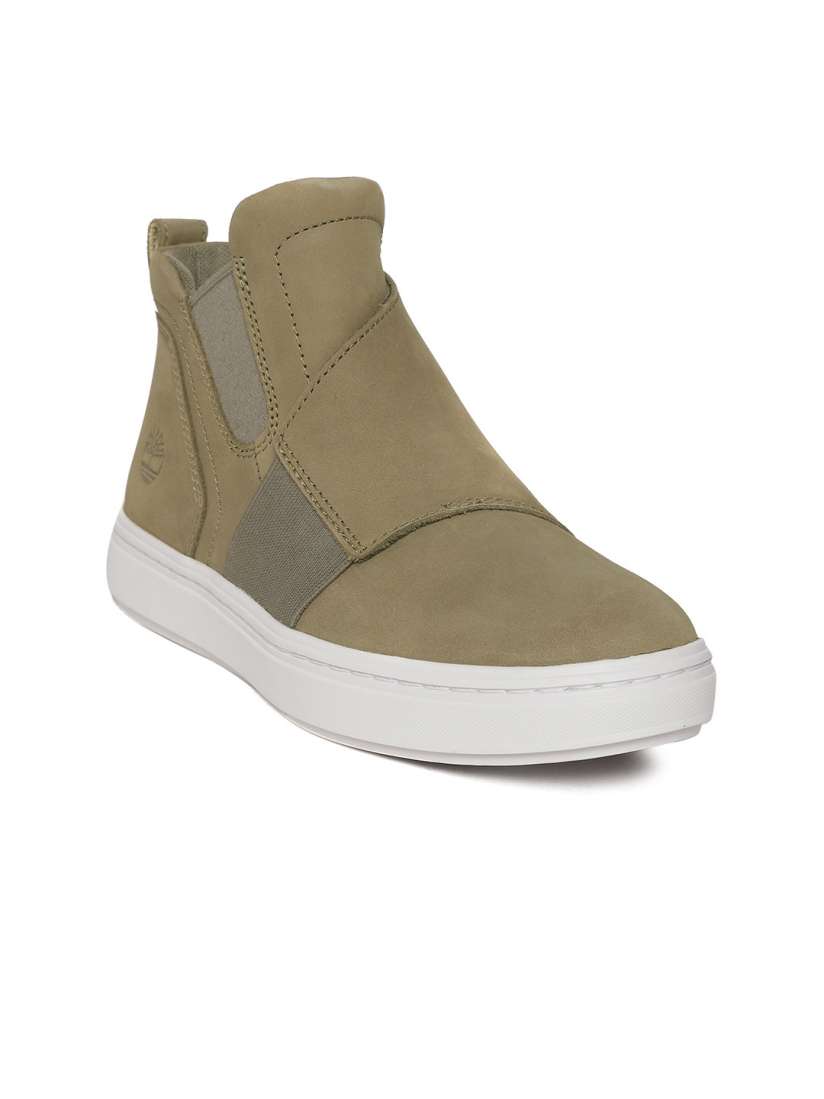 Buy Timberland Women Olive Green Leather Londyn Chelsea Boots Boots for Women 9161529 Myntra