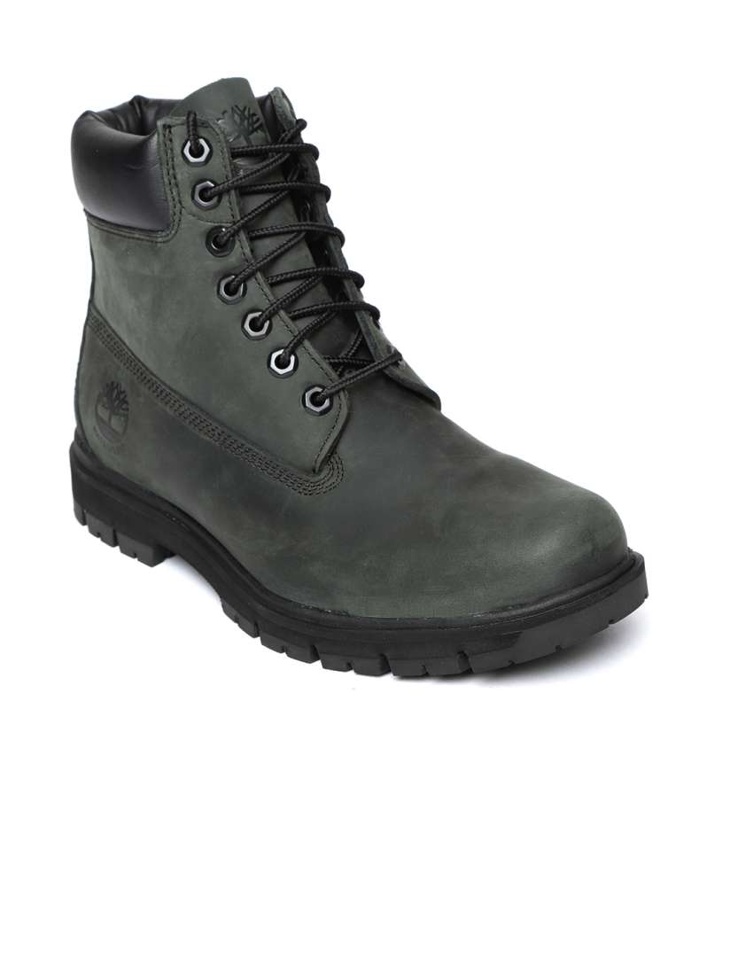 Buy Timberland Men Olive Green Radford 6 Lightweight Waterproof Casual Leather Flat Boots Boots for Men 9161605 Myntra