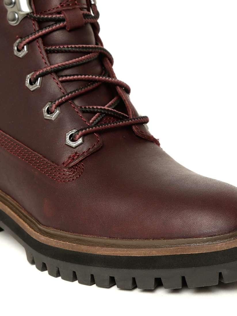 London square 6 inch boot for women in burgundy online
