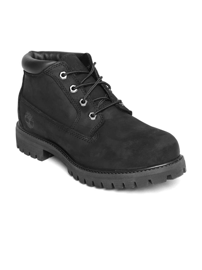 Buy Timberland Men Black AF Waterproof Nubuck Leather Chukka Boots Boots for Men 9161645 Myntra