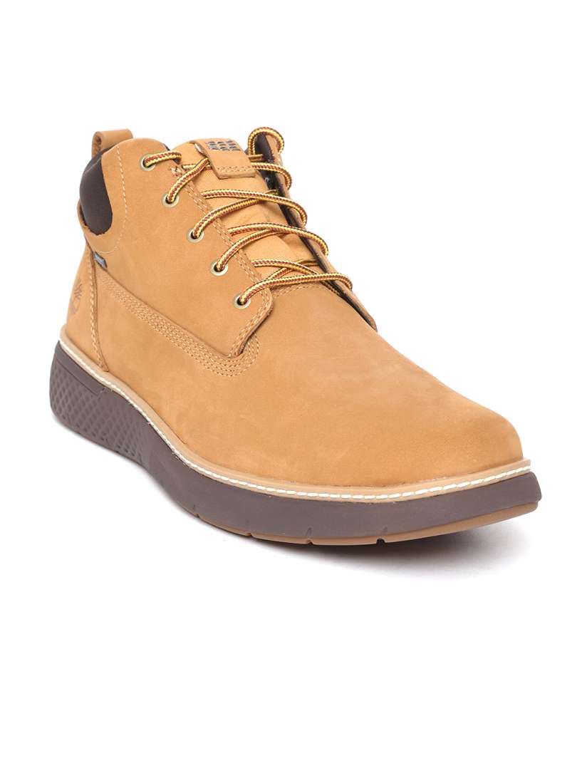 Buy Timberland Men Mustard Yellow Crossmark GTXCHKA WHT Leather Casual Shoes Casual Shoes for Men 9161657 Myntra