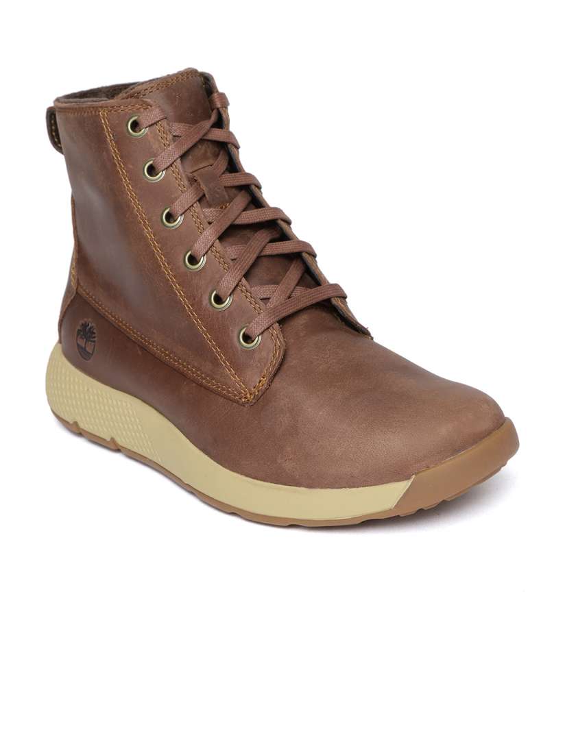 Buy Timberland Boys Brown Solid Metro Roam 6 CAS Casual Leather Flat Boots Boots for Boys 9161683 Myntra