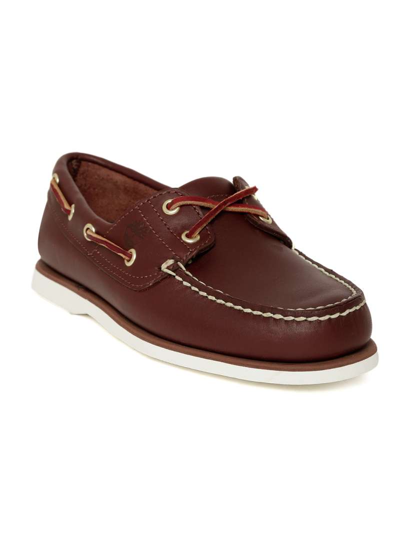 Buy Timberland Men Brown 2 Eye Leather Boat Shoes Casual Shoes for Men 9161689 Myntra
