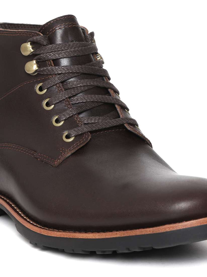 Buy Timberland Men Coffee Brown Solid Kendrick Waterproof Casual Leather Chukka Boots Boots for Men 9161769 Myntra