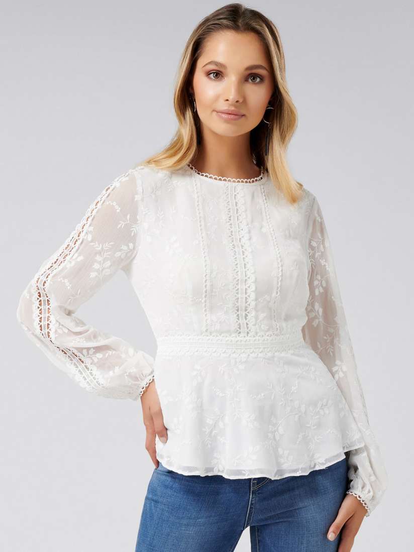 Forever new peplum top outlet