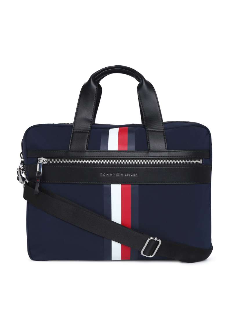 Buy Tommy Hilfiger Men Navy Blue Solid Laptop Bag Laptop Bag for Men 9162791 Myntra