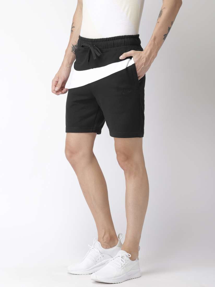 Buy Nike Men Black Printed AS M NSW HBR FT STMT Sports Shorts Shorts for Men 9163937 Myntra