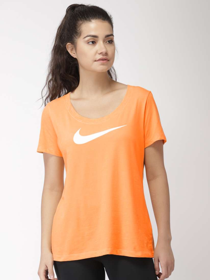Womens orange nike shirt top