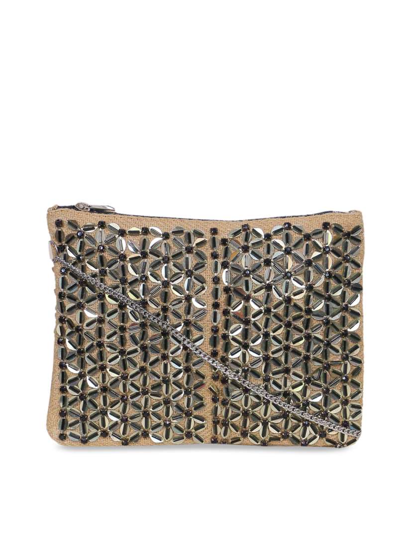 Buy Diwaah Gold Toned Embellished Sling Bag Handbags for Women 9171531 Myntra
