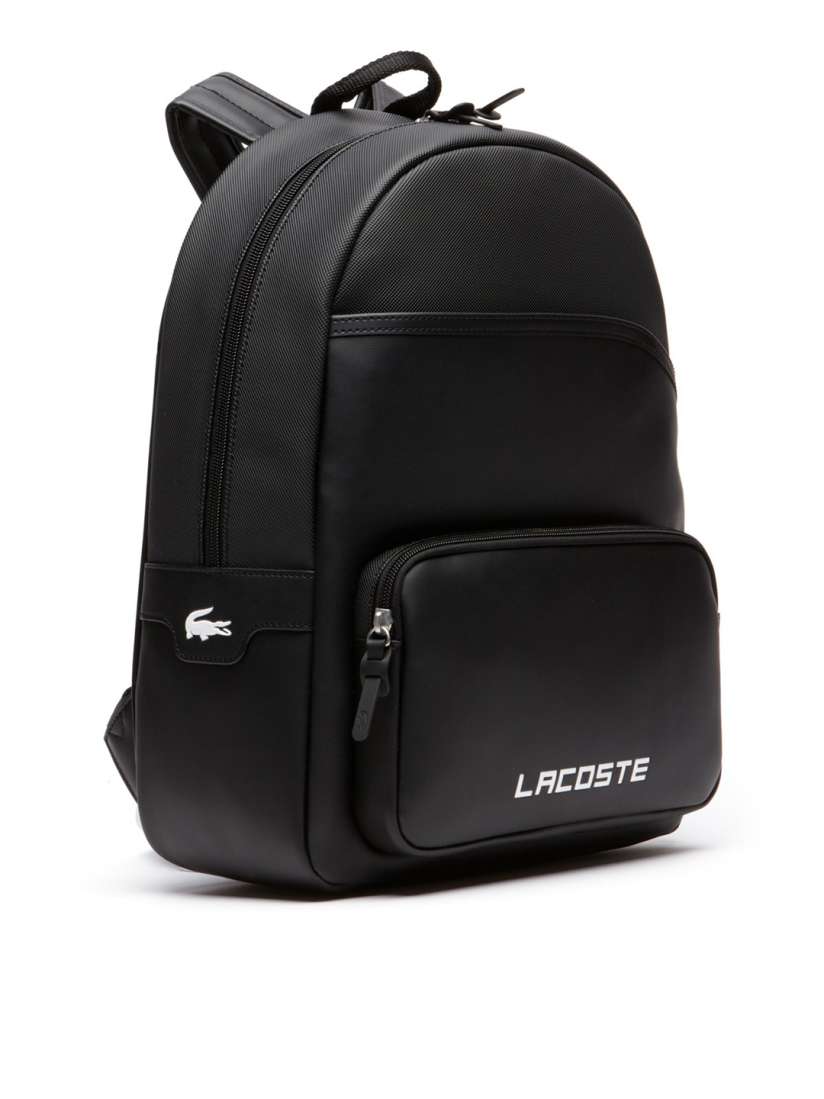 Buy Lacoste Men Black Solid Backpack Backpacks for Men 9173885 Myntra