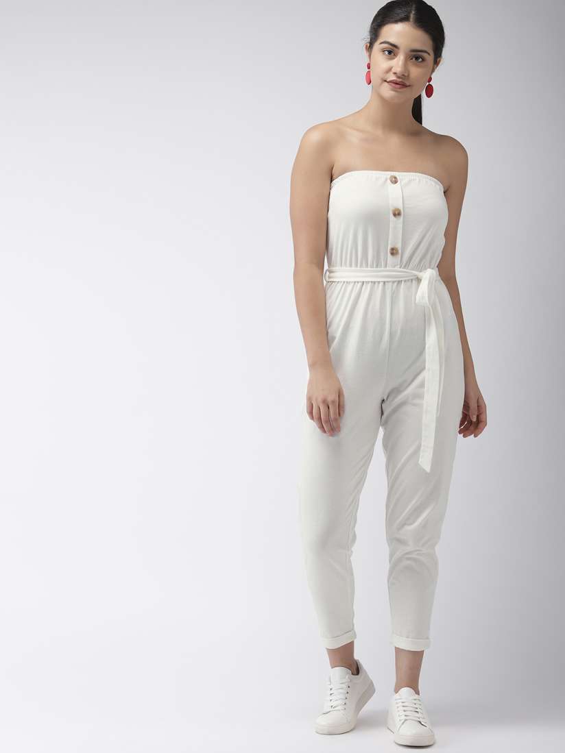 White jumpsuit forever 21 discount