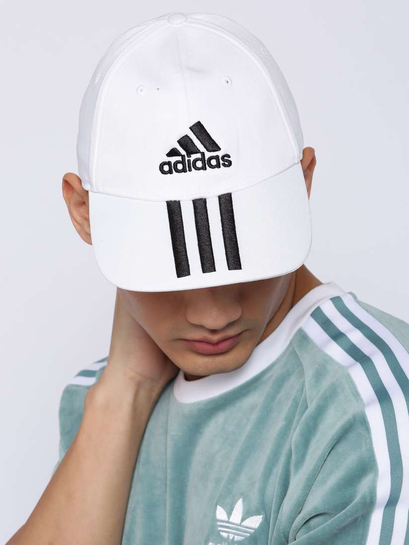 Buy ADIDAS Unisex White 6P 3 Stripes Cotton Embroidered Baseball Cap Caps for Unisex 9203013 Myntra