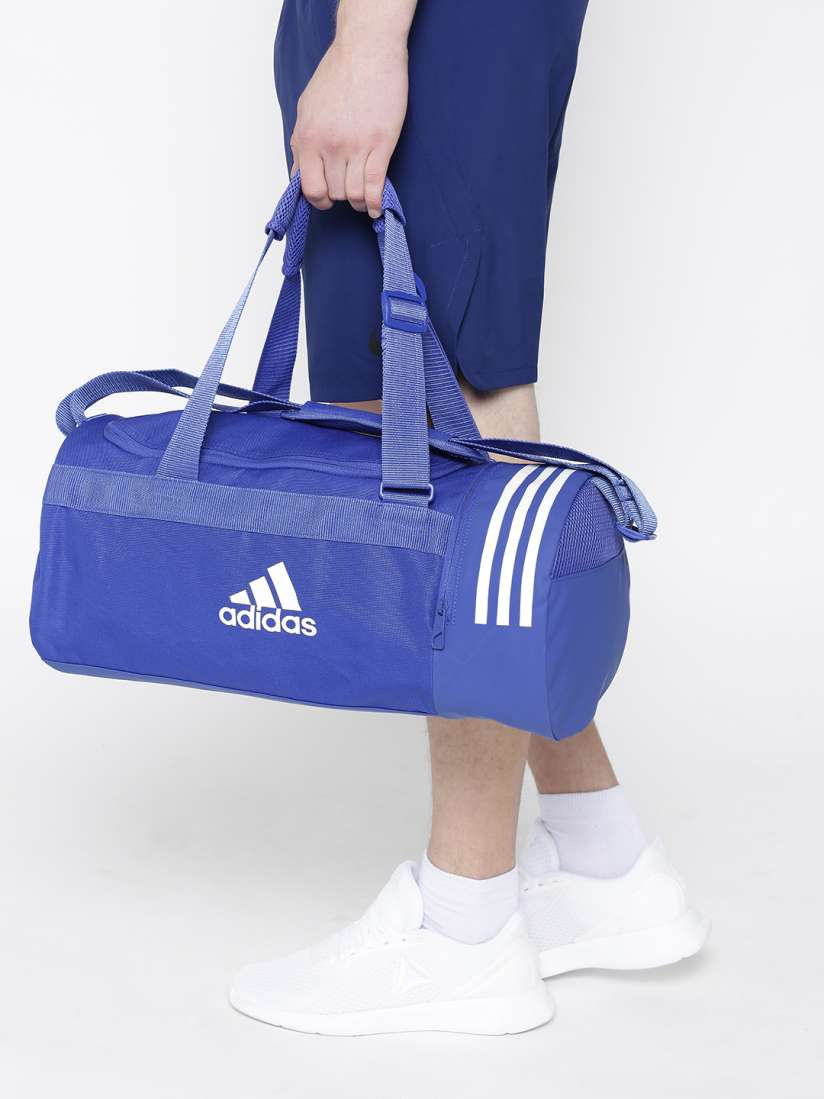 Buy ADIDAS Unisex Blue Convertible 3 Stripes S Training Duffel Bag cum Backpack Duffel Bag for Unisex 9203111 Myntra