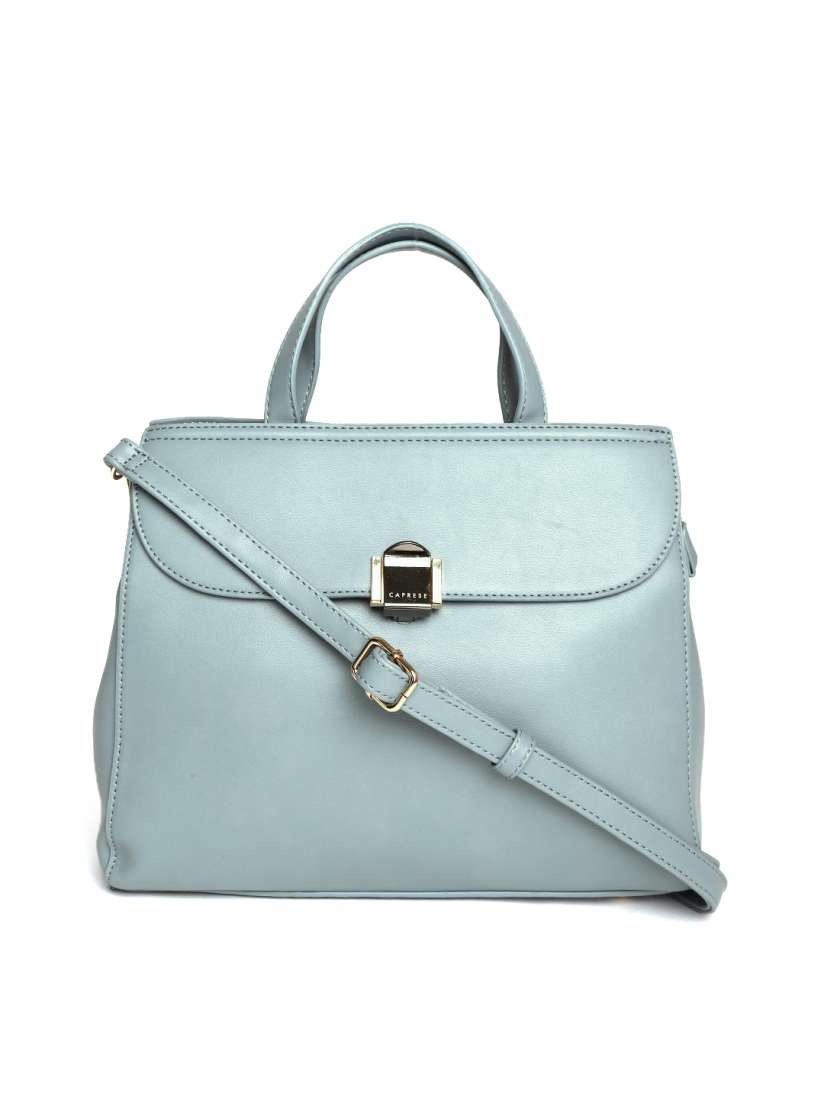 Caprese blue solid handheld bag best sale
