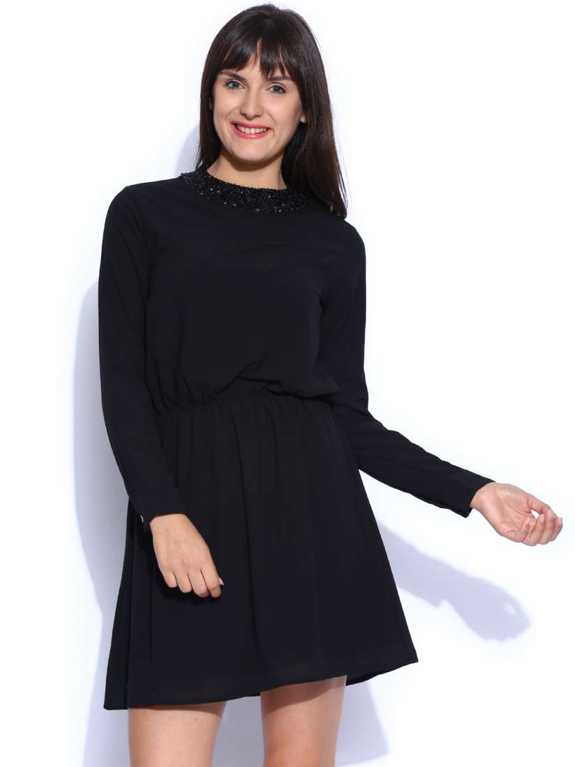 Pepe jeans black dress online