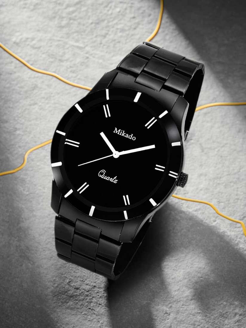 Buy Mikado Men Black Analogue Watch 669 Watches for Men 9235939 Myntra