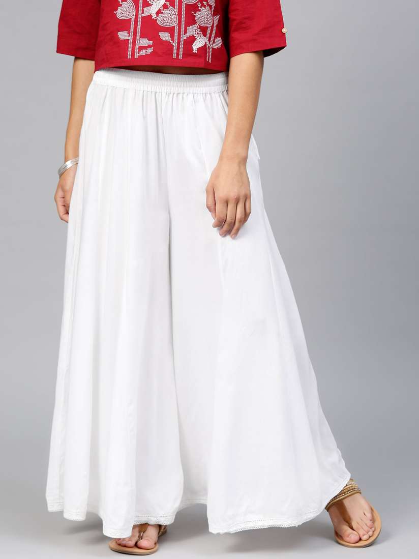 Varanga white palazzo new arrivals
