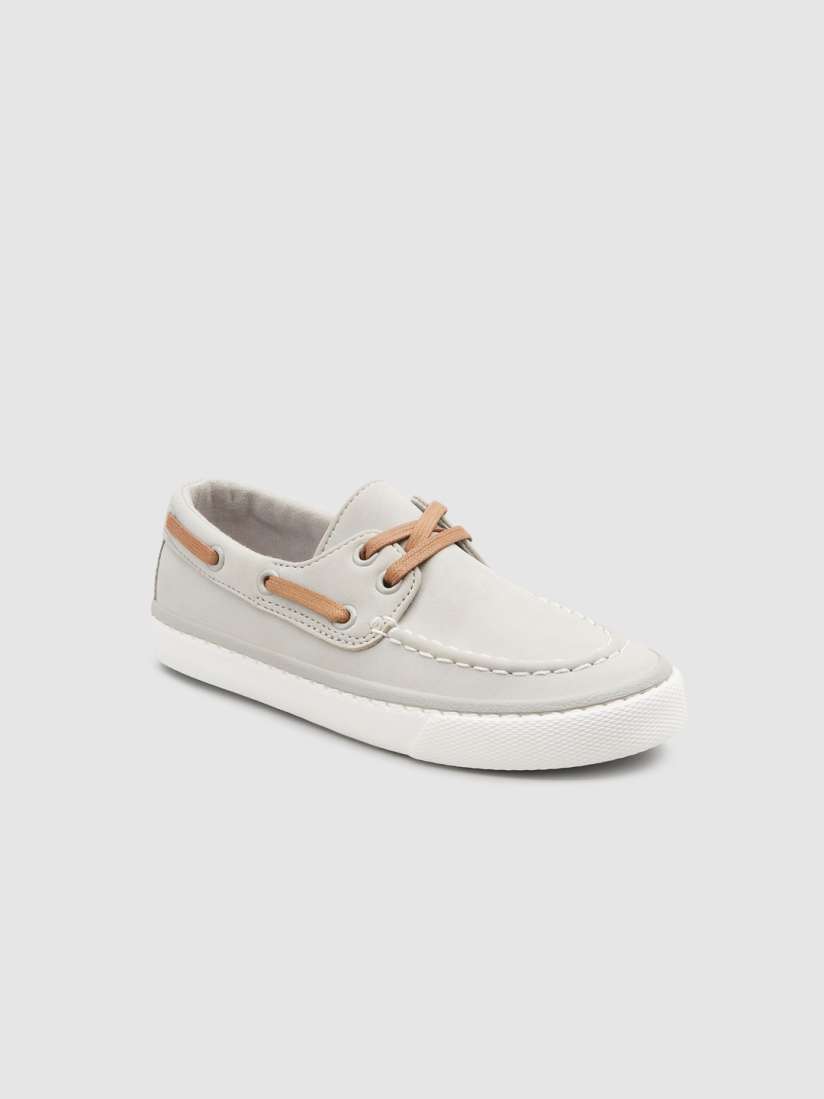 Boys grey boat shoes new arrivals