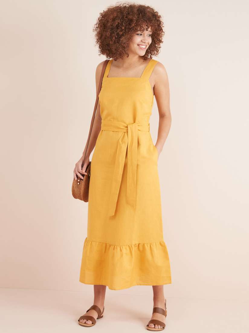 Mustard dress next sale
