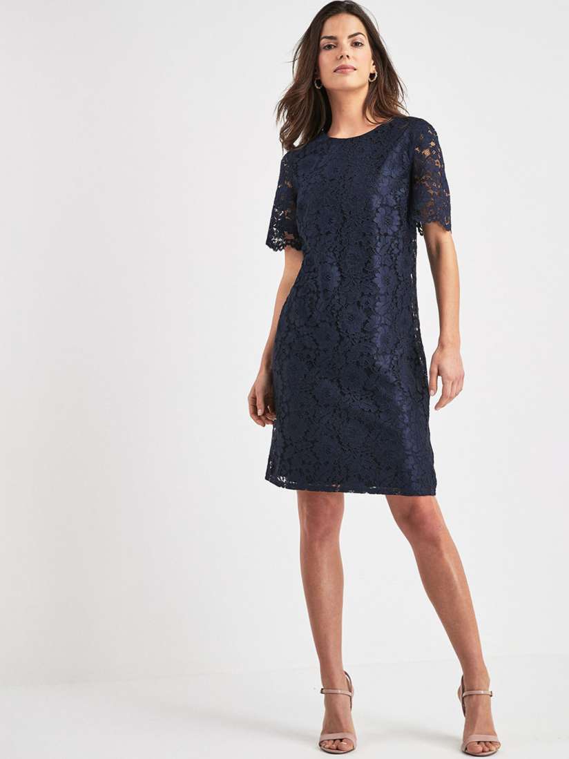 Next ladies navy dresses shop