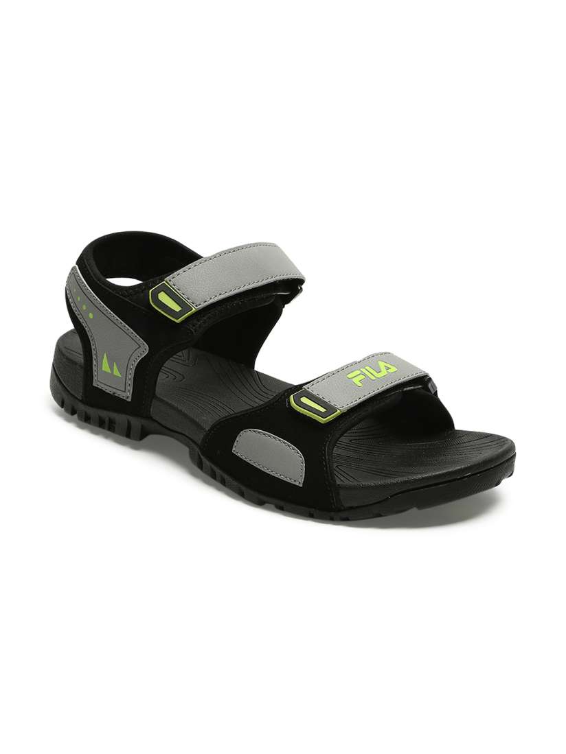 Buy FILA Men Grey Fluorescent Green Sports Sandals Sandals for Men 9246943 Myntra