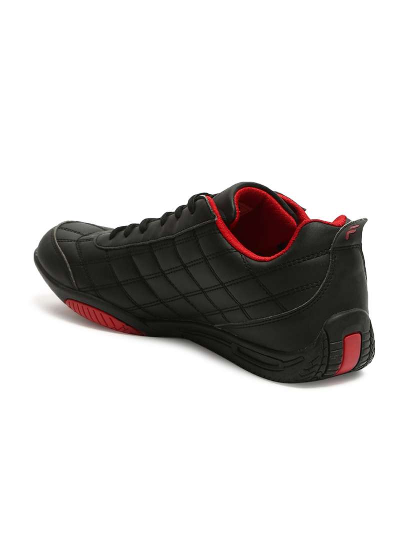 Fila men's sterling black rubber sneakers deals