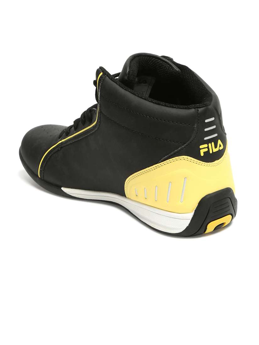 Fila shoes yellow and black shop