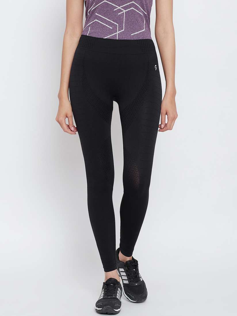 Buy C9 AIRWEAR Women Black Solid Tights Tights for Women 9254013 Myntra