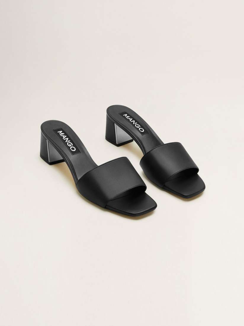 Mango block heel shop