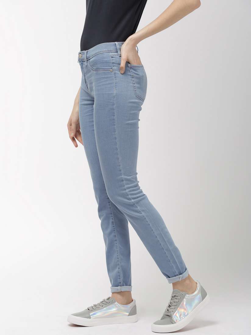 Buy GAS Women Blue Sumatra Fit Mid Rise Stretchable Jeggings Jeggings for Women 9259509 Myntra