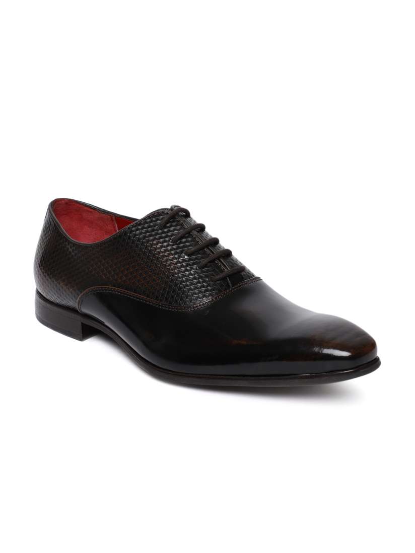 Buy Ruosh Men Brown Formal Patent Leather Oxfords Formal Shoes for Men 9264537 Myntra