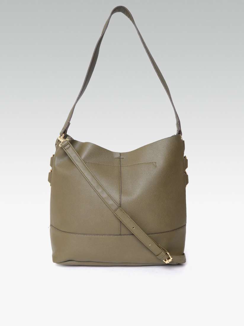 Buy DOROTHY PERKINS Olive Green Solid Hobo Bag Handbags for Women 9266463 Myntra