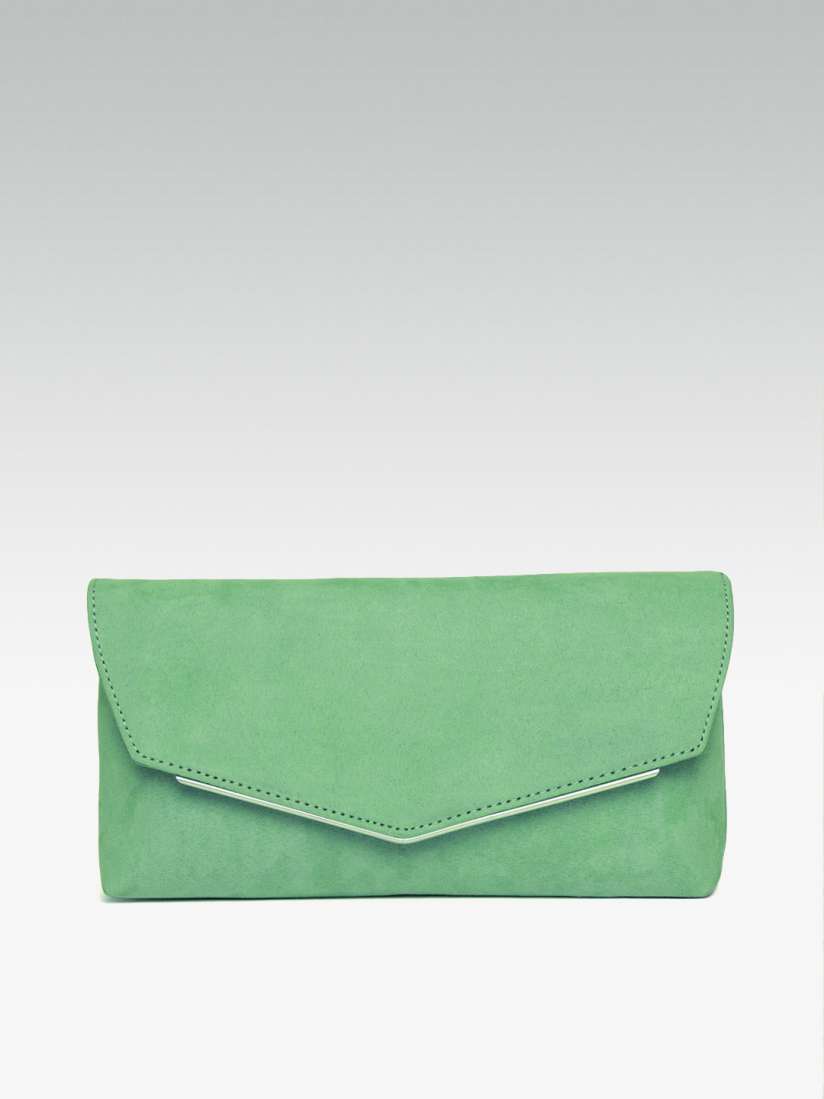 Buy DOROTHY PERKINS Green Solid Envelope Clutch Clutches for Women 9266887 Myntra