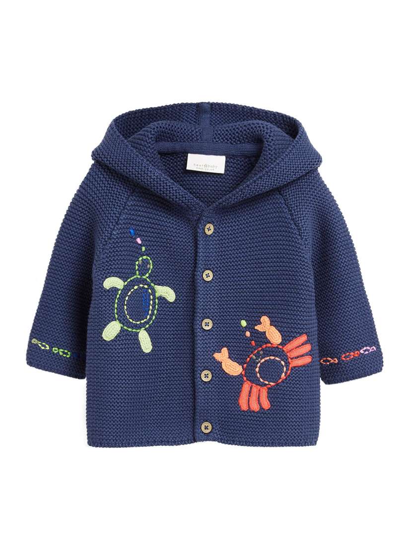 Buy next Boys Navy Blue Self Design Sweater Sweaters for Boys 9294539 Myntra