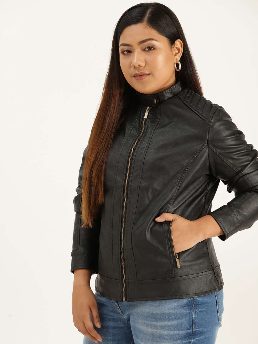 Buy Sztori Plus Size Women Black Solid Tailored Jacket Jackets for Women 9297889 Myntra