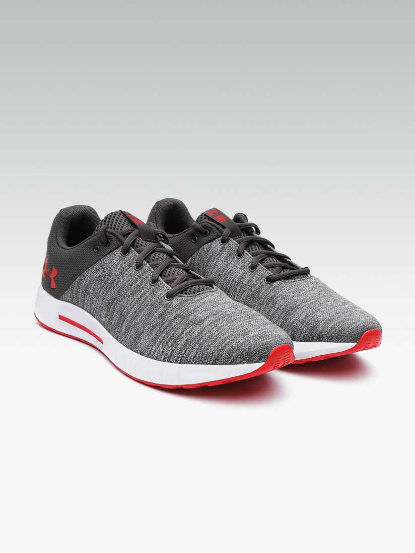 Buy UNDER ARMOUR Men Grey Micro G Pursuit Twist Running Shoes Sports Shoes for Men 9324699 Myntra